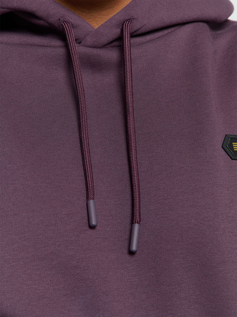 Hoodie with Soft Touch: Perfect Comfort and Style | Aubergine