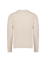 Round Neck Pullover: Rib Knit Structure and Super Soft Touch | Cement