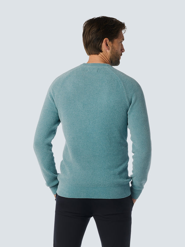 Round Neck Pullover: Rib Knit Structure and Super Soft Touch | Cloud