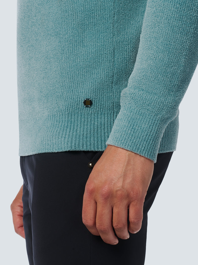 Round Neck Pullover: Rib Knit Structure and Super Soft Touch | Cloud