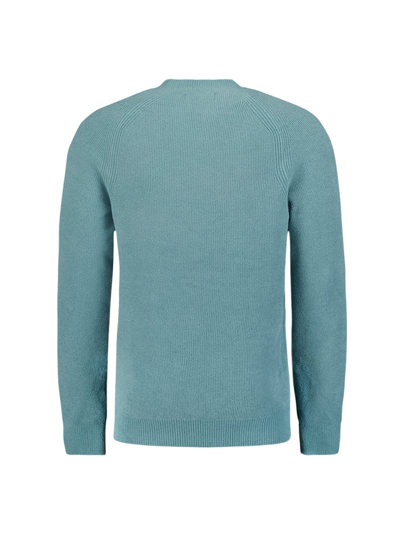 Round Neck Pullover: Rib Knit Structure and Super Soft Touch | Cloud