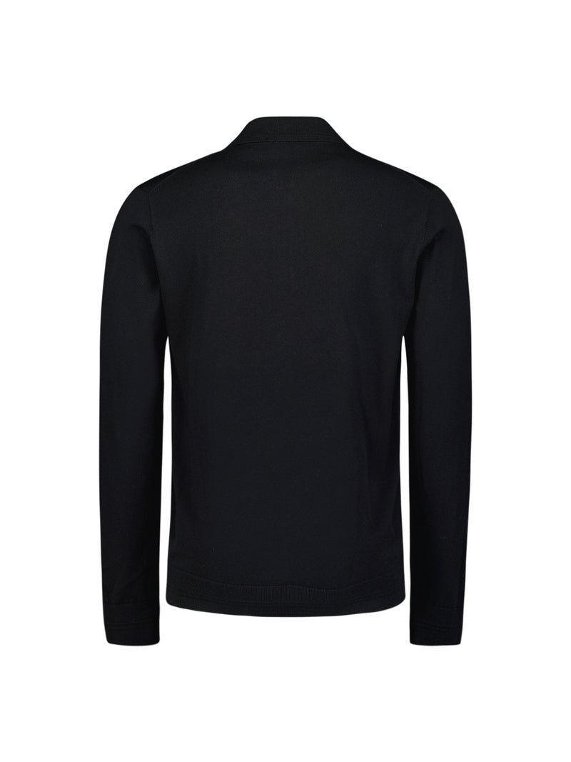 Stylish Polo with Half Zip: For Every Occasion | Black