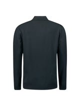 Long Sleeve Polo Pullover with Button Closure: Stylish Comfort | Night