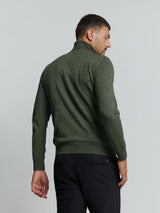 Two-Tone Melange Turtleneck: Elegant Warmth and Timeless Style | Smoke