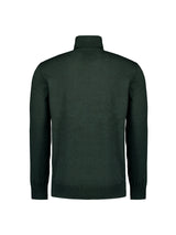 Two-Tone Melange Turtleneck: Elegant Warmth and Timeless Style | Dark Green