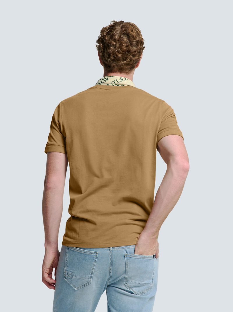 Round Neck T-Shirt: Modern Oversized Fit & Luxuriously Soft Feel | Khaki