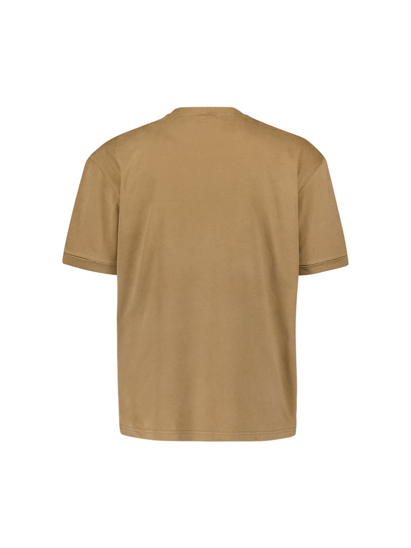 Round Neck T-Shirt: Modern Oversized Fit & Luxuriously Soft Feel | Khaki