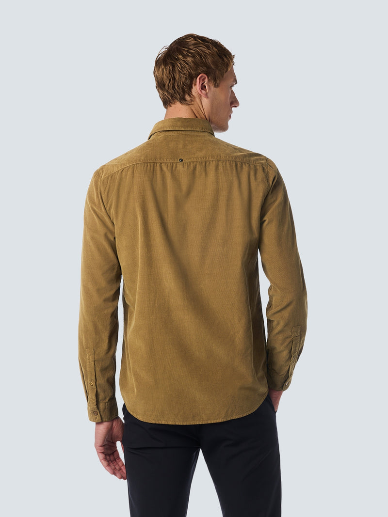 Corduroy Shirt - Stylish and Comfortable | Khaki