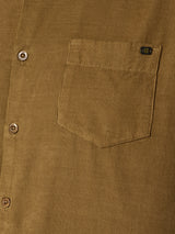 Corduroy Shirt - Stylish and Comfortable | Khaki