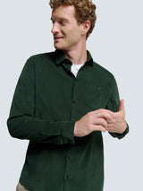 Corduroy Shirt - Stylish and Comfortable | Dark Green