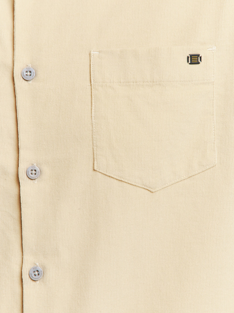 Corduroy Shirt - Stylish and Comfortable | Cement