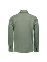 Stylish Jersey Melange Shirt with Stretch - Perfect for Any Occasion | Dark Green