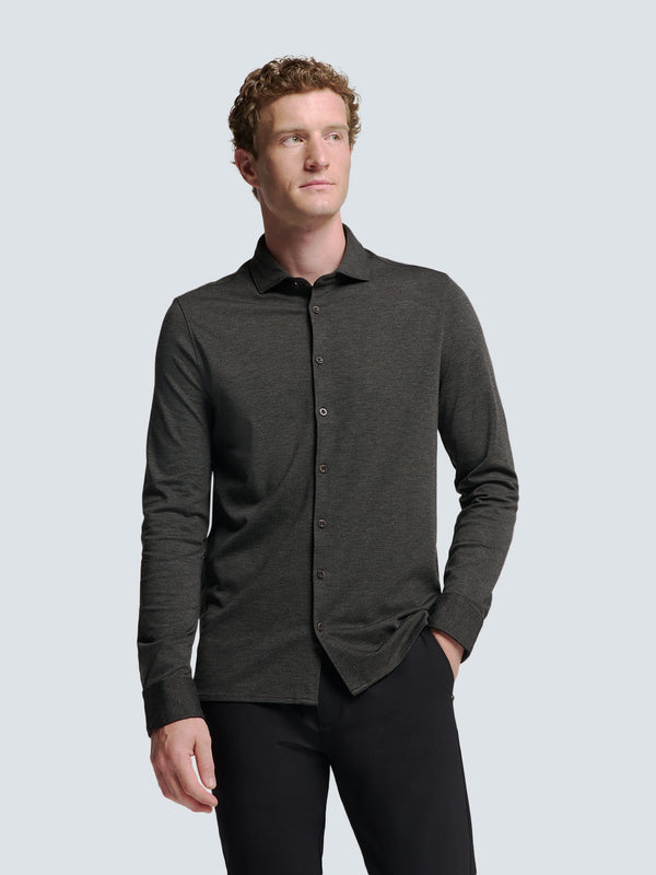 Stylish Jersey Melange Shirt with Stretch - Perfect for Any Occasion | Antra Melange