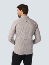 Shirt with Graphic Pattern - Stylish for Winter | White