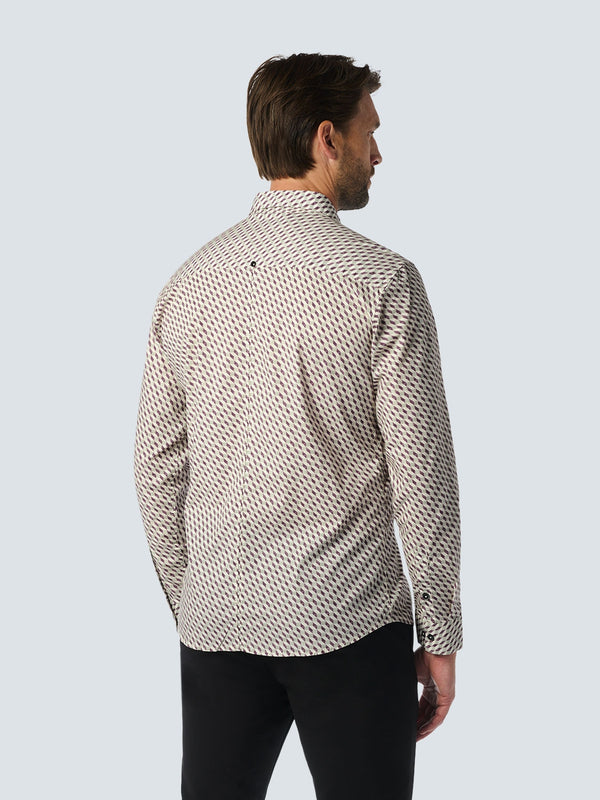 Shirt with Graphic Pattern - Stylish for Winter | Aubergine