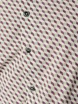 Shirt with Graphic Pattern - Stylish for Winter | Aubergine