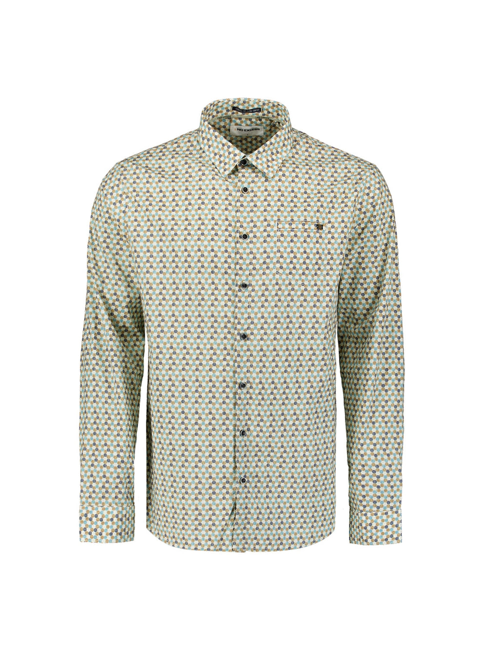 トップス Vintage monochrome allover pattern shirt Unisex Adult T Shirt Designer Monochrome Art Deco Pattern