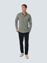 Allover Pattern Shirt - Stylish for Winter | Smoke