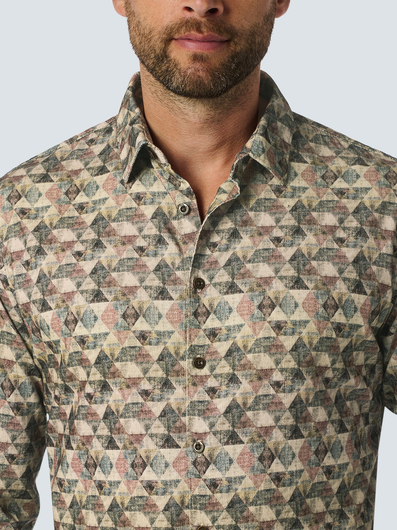 Check Print Corduroy Shirt: Stylish Casual Elegance | Smoke