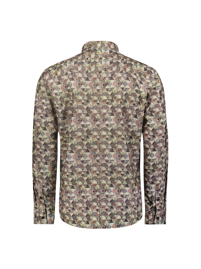 Check Print Corduroy Shirt: Stylish Casual Elegance | Smoke