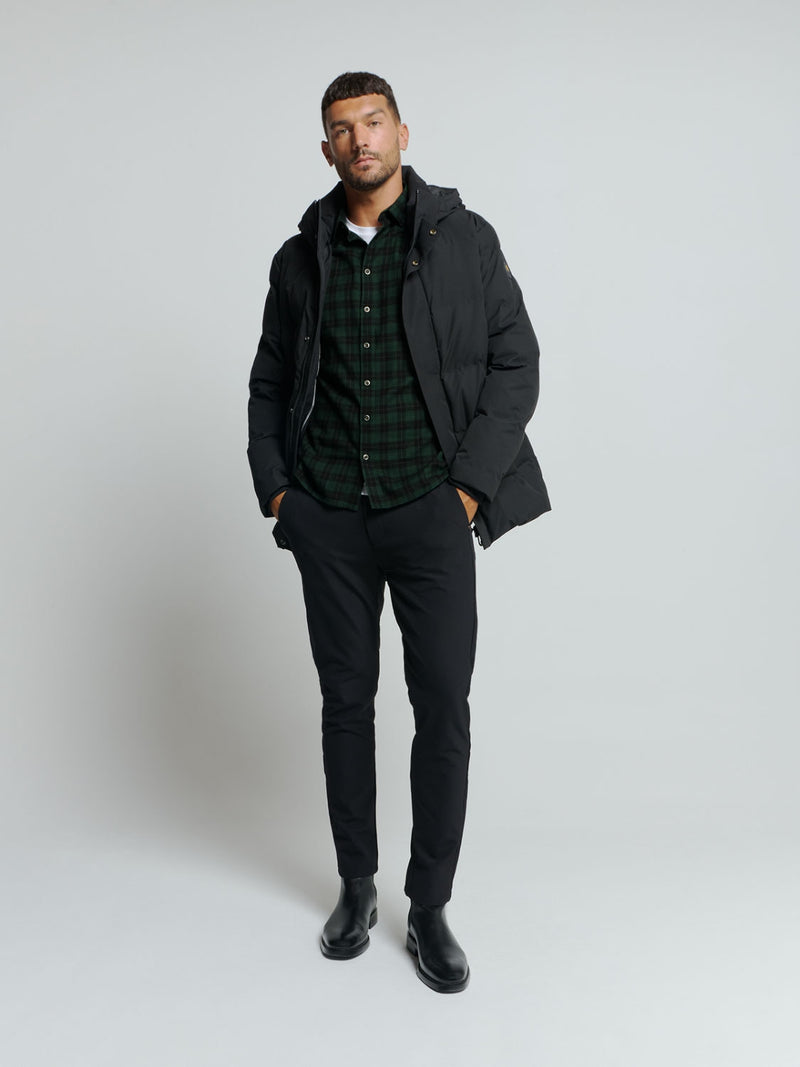 Checked Shirt: Timeless Style and Comfort | Dark Green