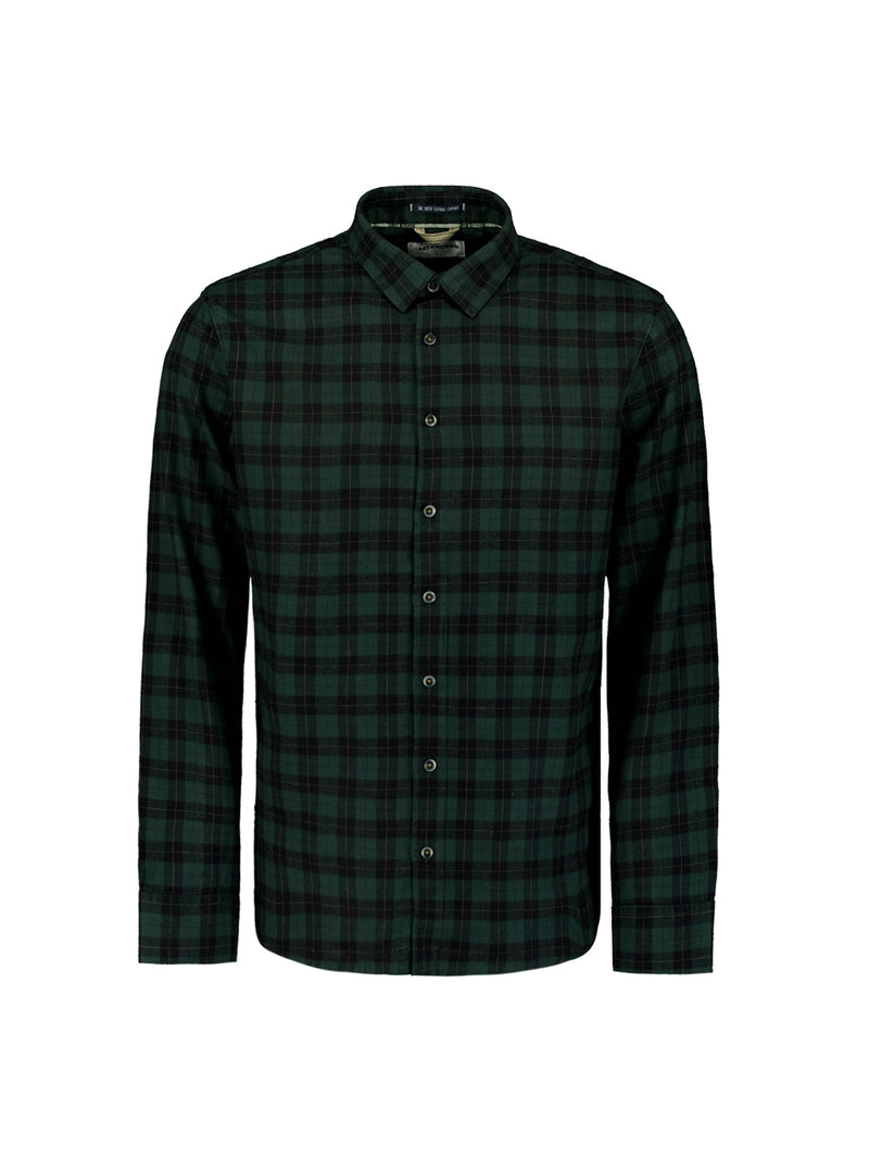 Checked Shirt: Timeless Style and Comfort | Dark Green