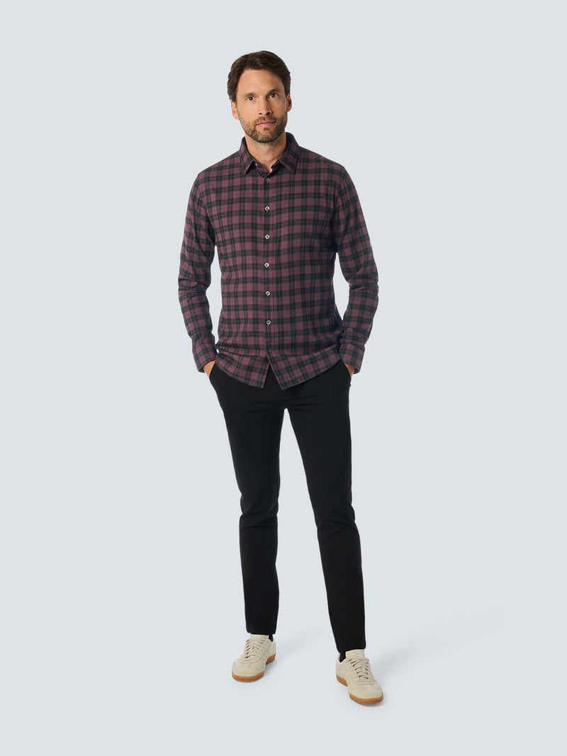 Checked Shirt: Timeless Style and Comfort | Aubergine