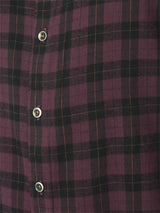 Checked Shirt: Timeless Style and Comfort | Aubergine