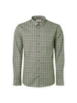 Shirt with Allover Pattern: Modern Design and Timeless Style | Smoke