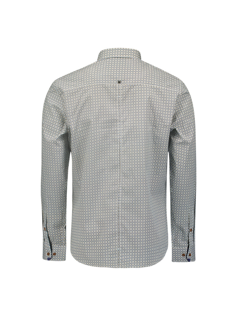 Stylish Winter Shirt with Dynamic All-Over Pattern | Night