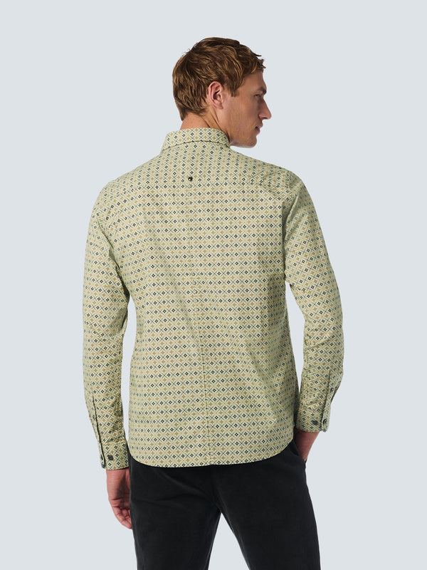 Stylish Shirt with All-Over Pattern | Smoke