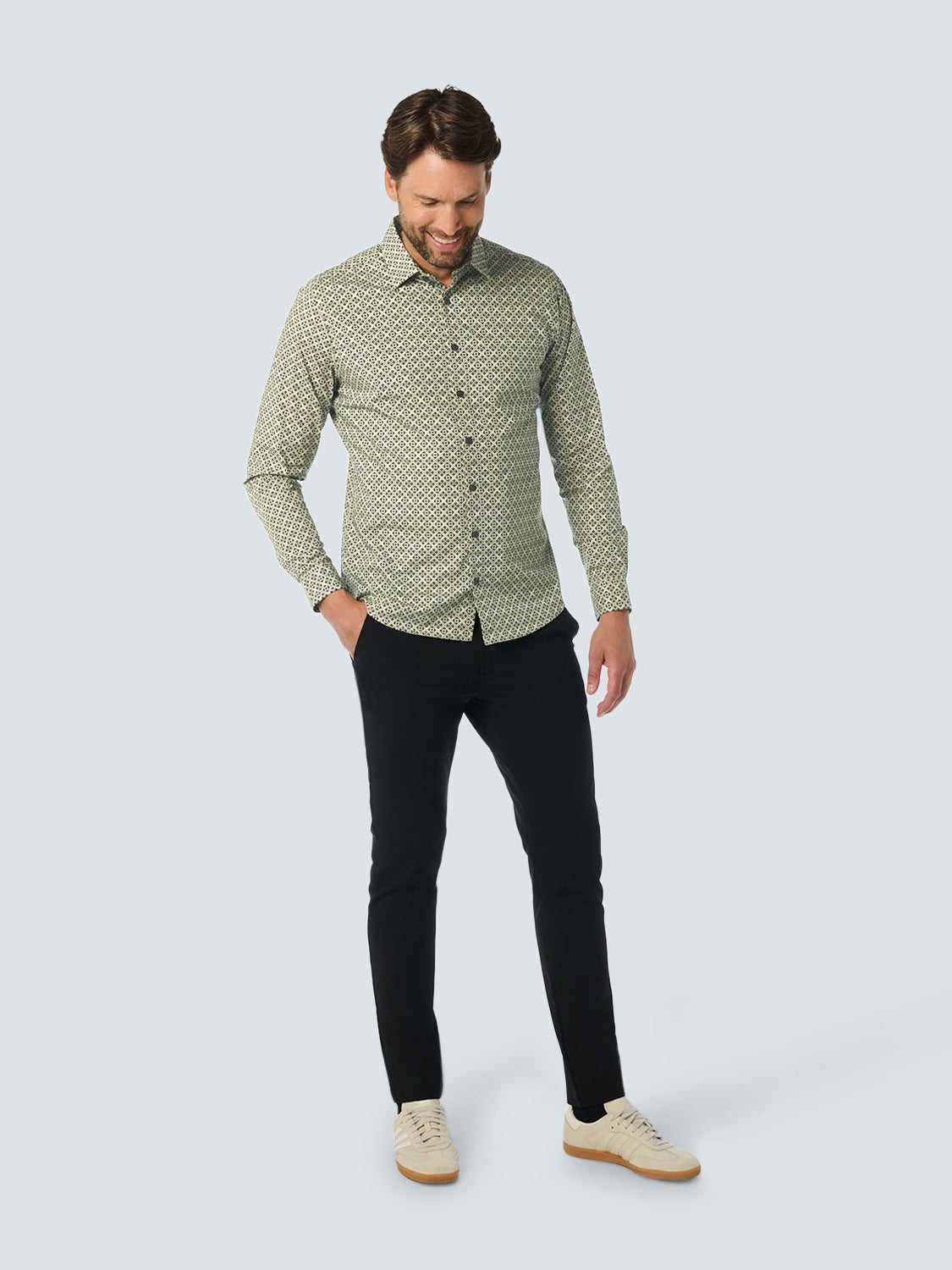 Stylish Shirt with All-Over Pattern | Night