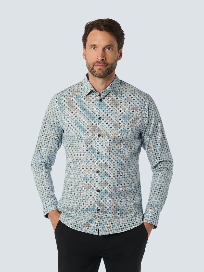 Stylish Shirt with All-Over Pattern | Cloud