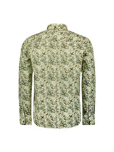 Shirt with Floral Print | Cement