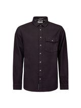 Two-Tone Twill Shirt: Style and Elegance Combined | Aubergine