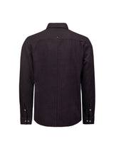 Two-Tone Twill Shirt: Style and Elegance Combined | Aubergine