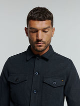 Melange Overshirt with Button Closure: Stylish Comfort for Every Day | Night