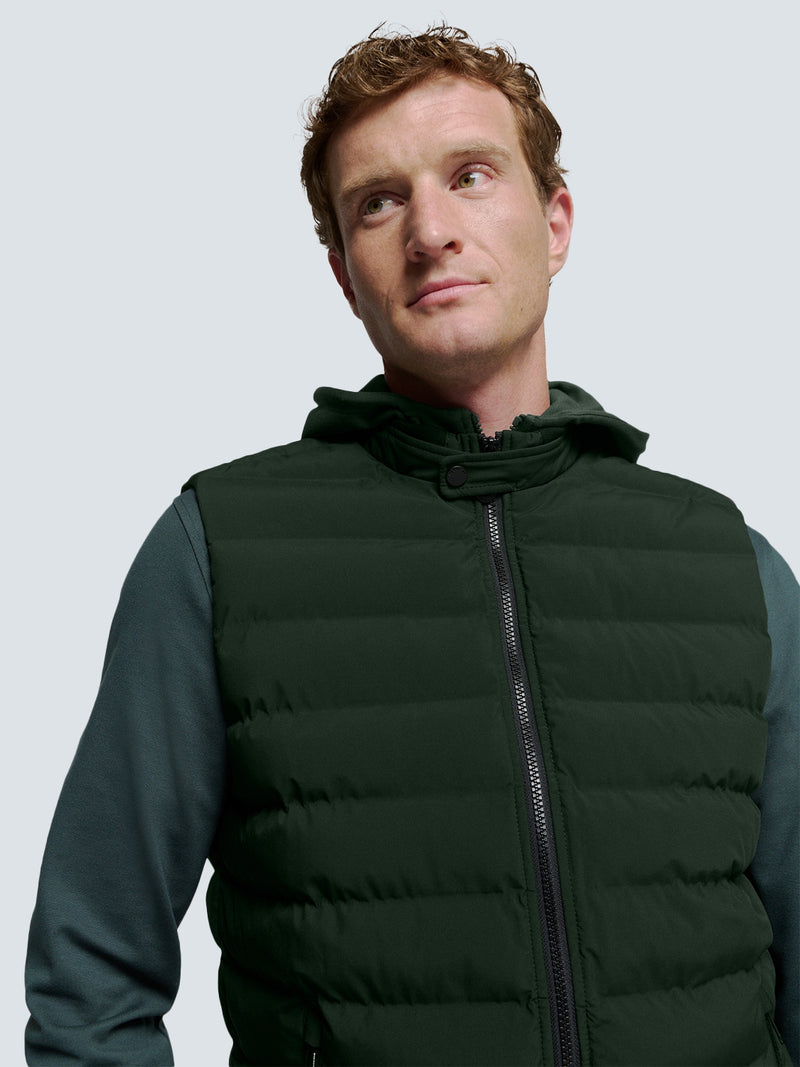 Lightweight Quilted Bodywarmer for Every Season | Dark Moss