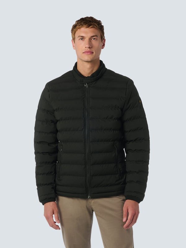 Lightweight Quilted Jacket with Sporty Look | Black