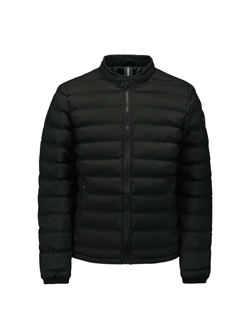 Lightweight Quilted Jacket with Sporty Look | Black