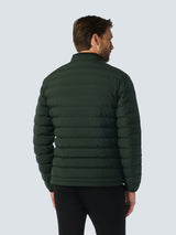 Lightweight Quilted Jacket with Sporty Look | Dark Moss