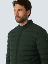 Lightweight Quilted Jacket with Sporty Look | Dark Moss