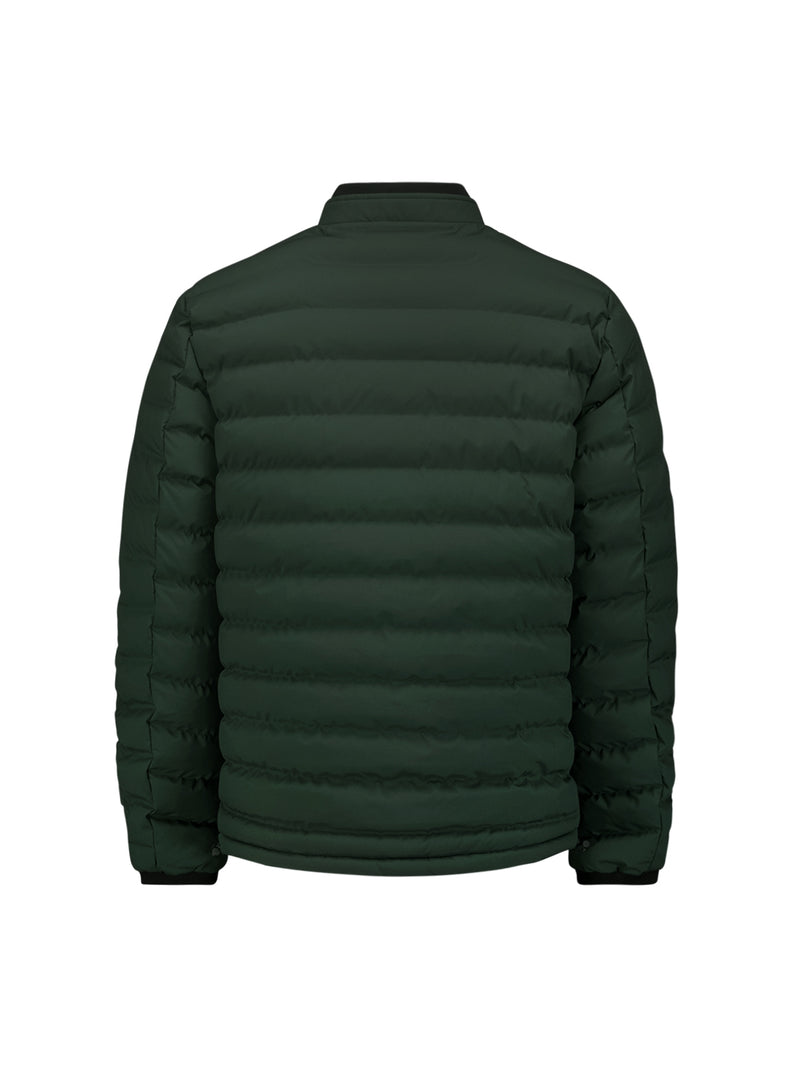 Lightweight Quilted Jacket with Sporty Look | Dark Moss