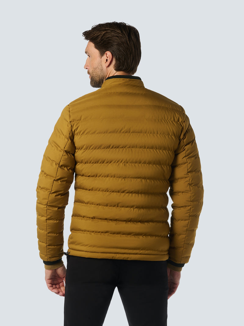 Lightweight Quilted Jacket with Sporty Look | Bronze