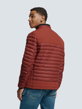 Lightweight Quilted Jacket with Matte Finish | Rusty