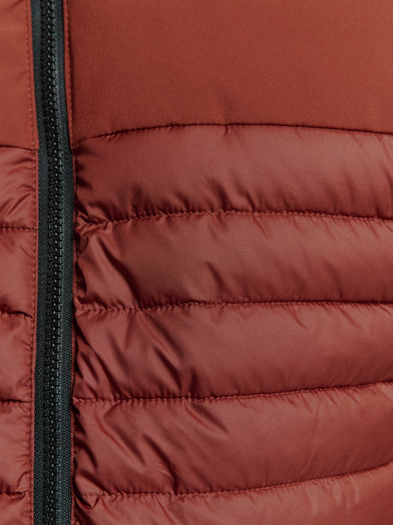 Lightweight Quilted Jacket with Matte Finish | Rusty