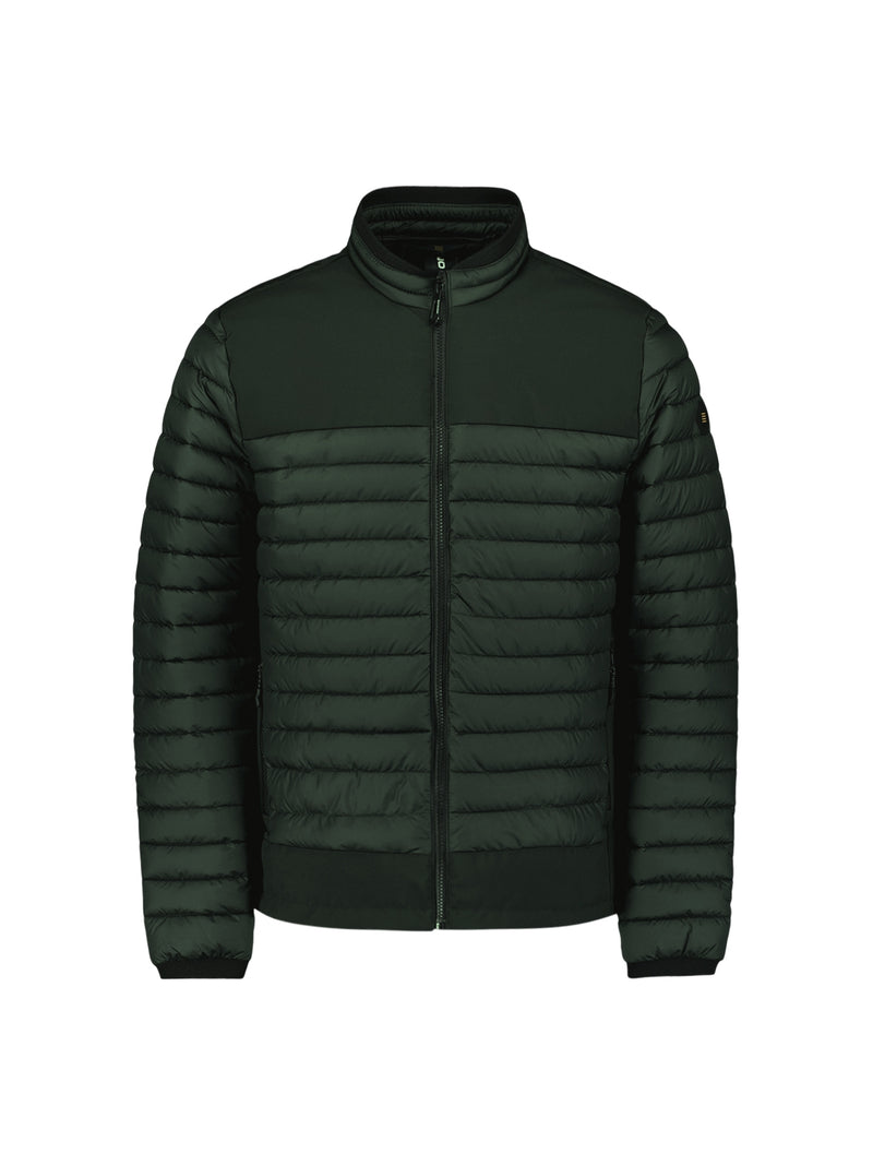 Lightweight Quilted Jacket with Matte Finish | Dark Moss