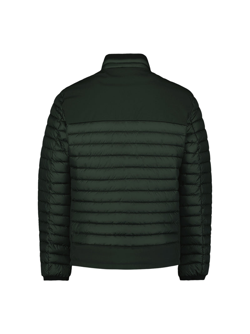 Lightweight Quilted Jacket with Matte Finish | Dark Moss