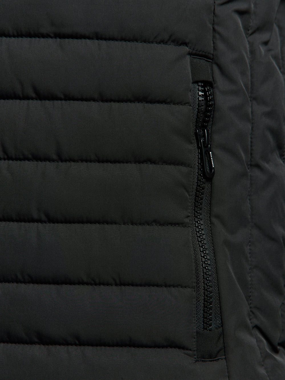 Lightweight Quilted Jacket with Hood and Adjustable