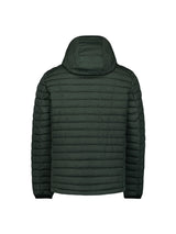 Lightweight Quilted Jacket with Hood and Adjustable Drawstrings: Functional and Stylish | Dark Moss